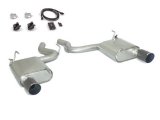 Ragazzon Stainless Steel Rear Sports Silencers with 102mm Carbon Tail Pipes + Electric Valves (Ford Mustang Coupé 2.3 Ecoboost)