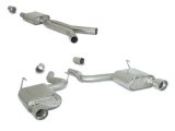 Ragazzon Stainless Steel Center + Rear Sports Silencers with 102mm Tail Pipes (Ford Mustang Coupé 2.3 Ecoboost)